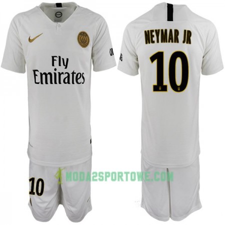 Koszulka Paris Saint-Germain Neymar JR 10 Dziecięcy Wyjazdowe Stroje Piłkarskie 2018-2019 Krótki Rękaw